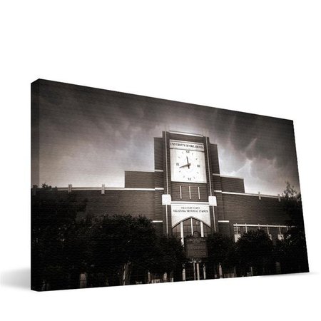 PAULSON DESIGNS Oklahoma 16x36 Memorial Stadium Canvas OKCMS1636